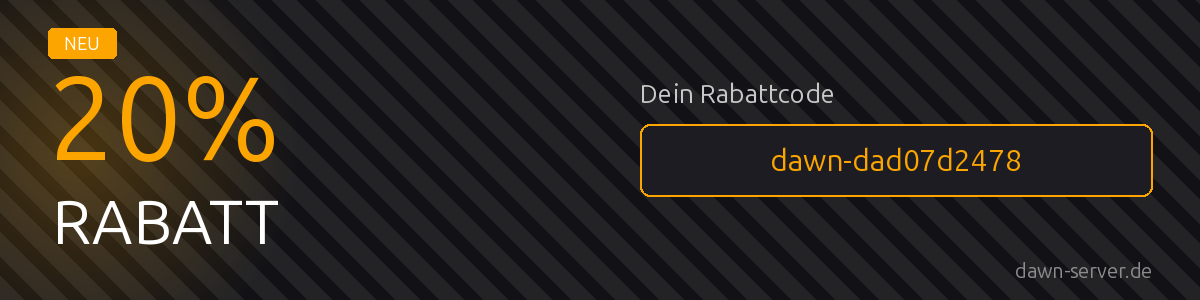 20% Rabatt – Launch unserer neuen Website